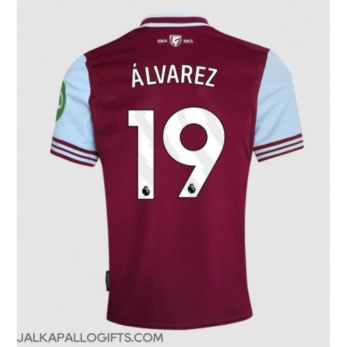 West Ham United Edson Alvarez #19 Kotipaita 2024-25 Lyhythihainen